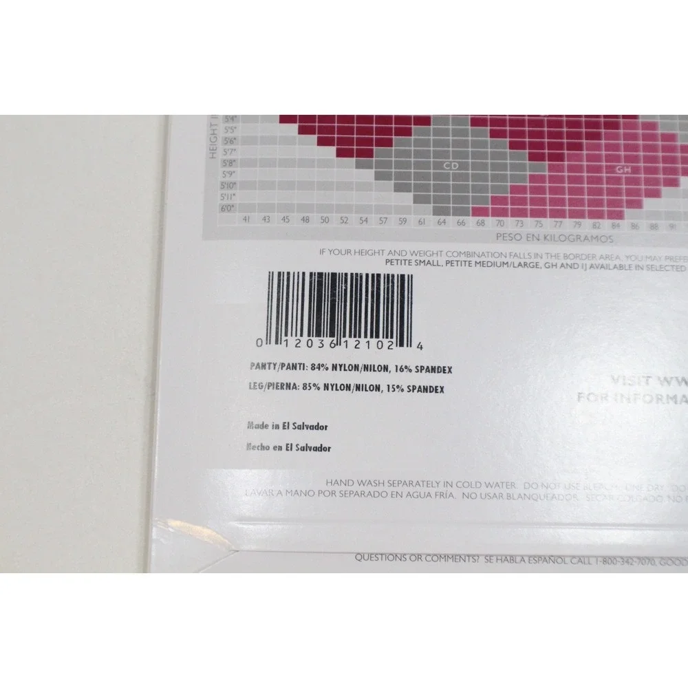 Hanes Silk Reflections Silky Sheer Barely There Control Top Pantyhose Sz AB